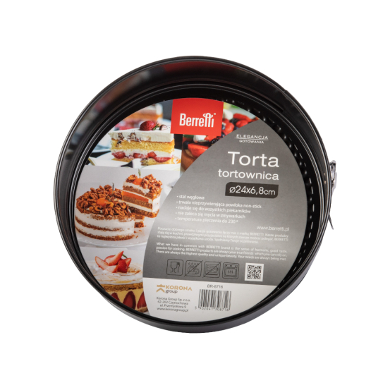 Berretti Torta tortownica okrągła 24cm non-stick