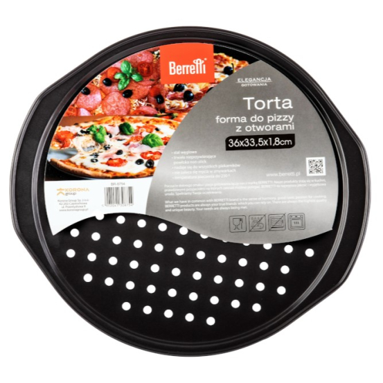 Berretti Torta forma do pieczenia pizzy 36x33,5x1,8cm non-stick