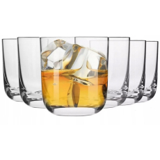 Krosno Glamour szklanki do whisky 300ml 6szt