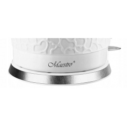 Czajnik elektryczny ceramiczny 1000 ml biały 1200W MR-071 MAESTRO