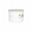 Garnek emaliowany z wieczkiem plastikowym 18cm 2,5L