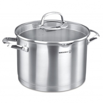 Garnek nierdzewny Steama z pokrywą 24cm 7,0L A1993 KORKMAZ