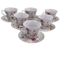 Filiżanka spodek porcelana 270ml 6+6