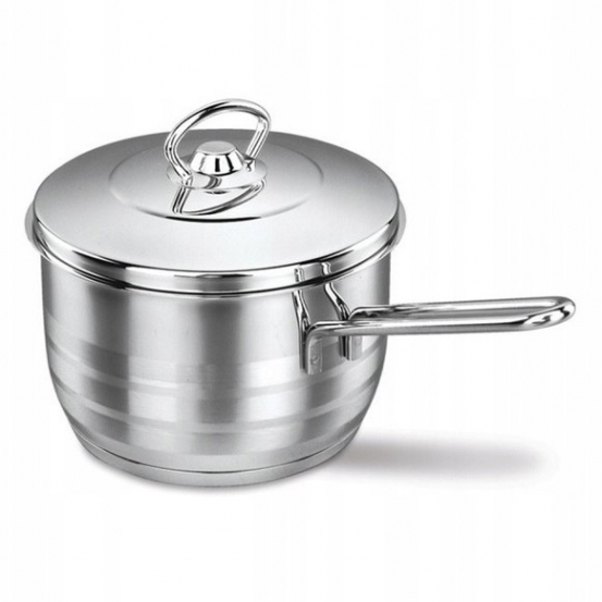 Rondel nierdzewny Astra z pokrywą 2,0L 16cm KORKMAZ