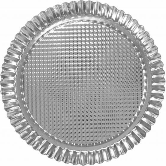 Forma do pieczenia tarty 27,5cm okrągła srebrna SNB