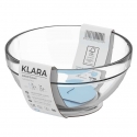 Miska szklana KLARA salaterka 650ml 14,5cm TREND GLASS