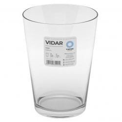 Wazon szklany VIDAR 20cm szkło bezołowiowe TREND GLASS