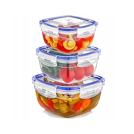 Pojemnik na żywność 1,5L LOCK & FRESH plastikowy zamykany na klipsy.
