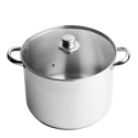 Garnek nierdzewny z pokrywą duży 11L/26cm Koko Stock Pot