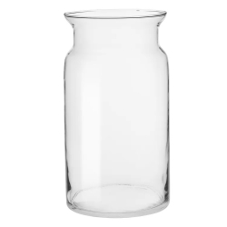 Duży wazon słój z kołnierzem 29,5cm Trend Glass