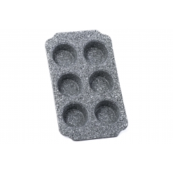 Forma do pieczenia muffinek (6 babeczek) Powłoka Granite KLAUSBERG