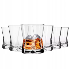 Krosno szklanki do whisky X-line 290 ml 6szt