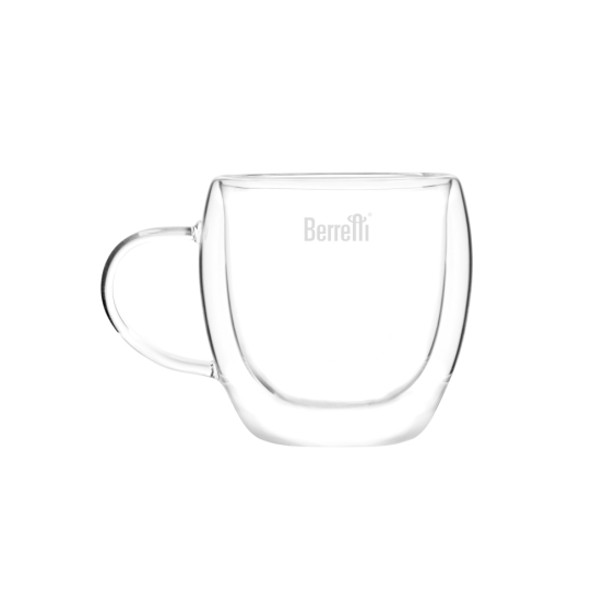 Berretti Tazza szklanki termiczne podwójna ścianka 250ml 2szt