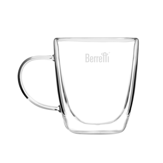 Berretti Tazza szklanki termiczne podwójna ścianka 300ml 2szt