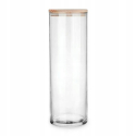 Pojemnik szklany na żywność z drewnianym zamknięciem ECO 1830 ml TREND GLASS